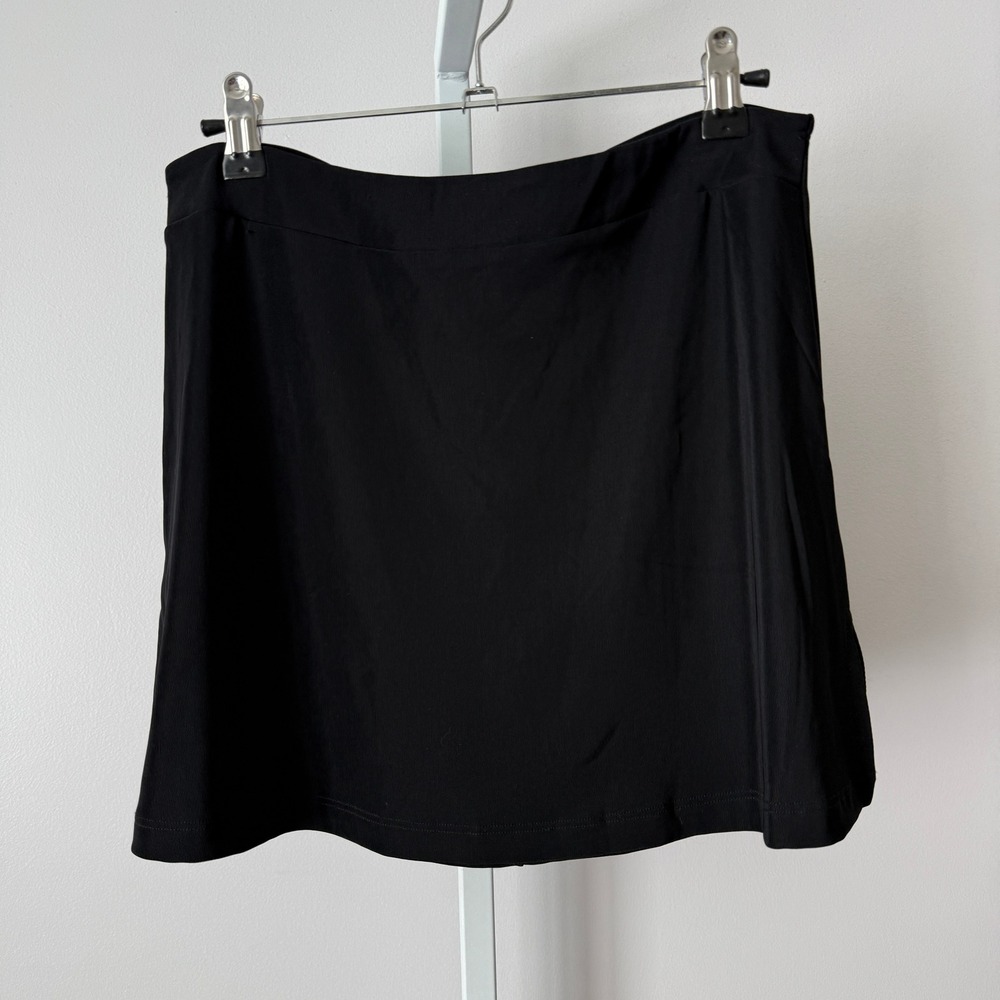 Y2K Wet Seal M Black Mini Skirt Ribbed Stretch Vintage 90s Whimsigoth Witchy